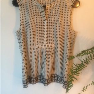 Jcrew lightly worn sleeveless blouse